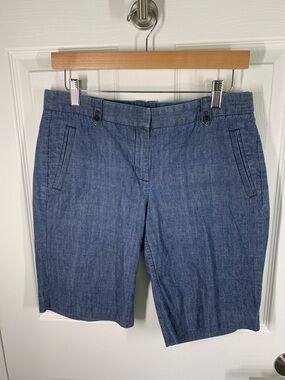 Vintage J Crew denim bermuda shirts size 6 curvy fit